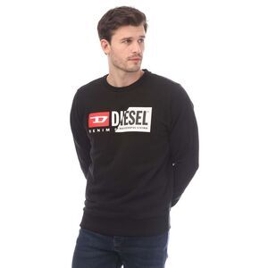 Diesel Mens S-Girk Cuty Felpa Hoodie / Black